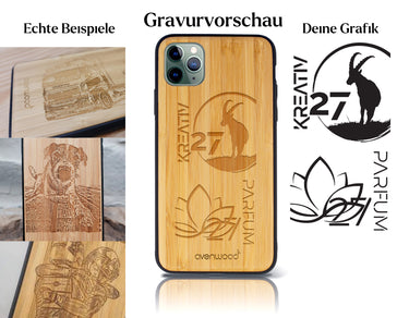 INDIVIDUELL iPhone 11 Pro Bambus-Kunststoff